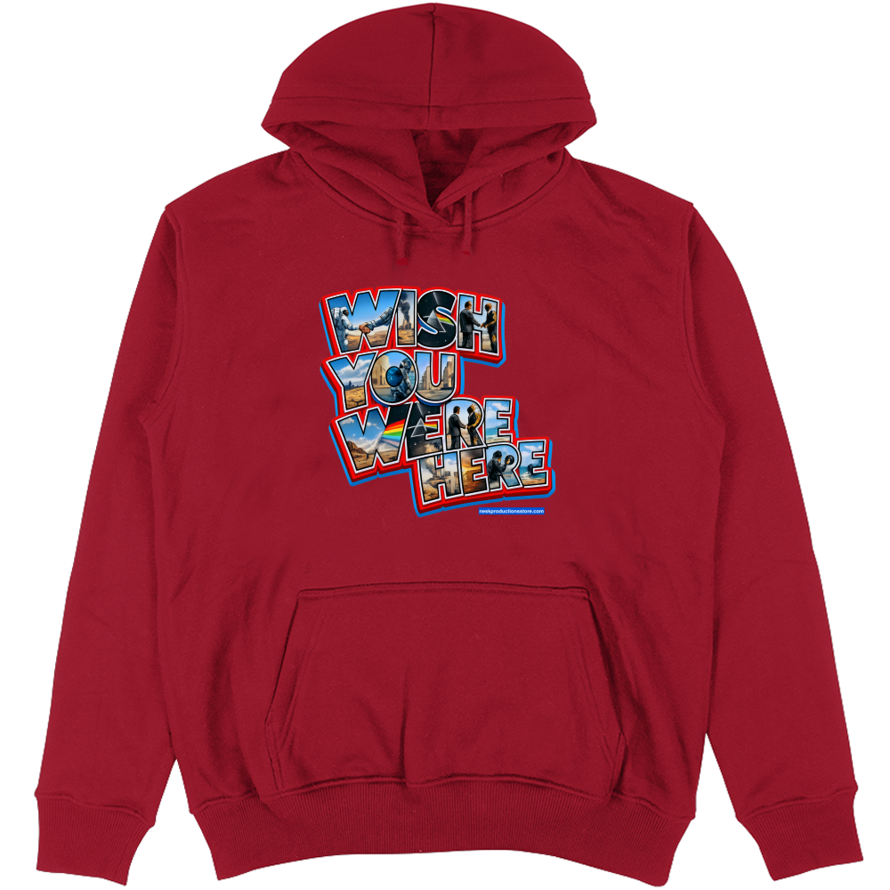 Felpa Unisex con Cappuccio linea wish you were here A