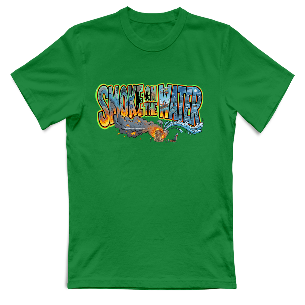 T-Shirt Bambino linea smoke on the water A