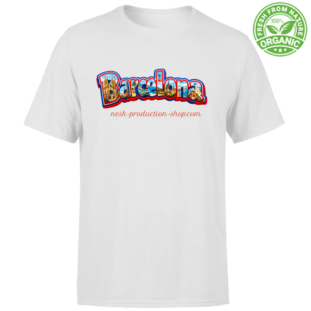 T-Shirt Unisex Organic linea Barcellona