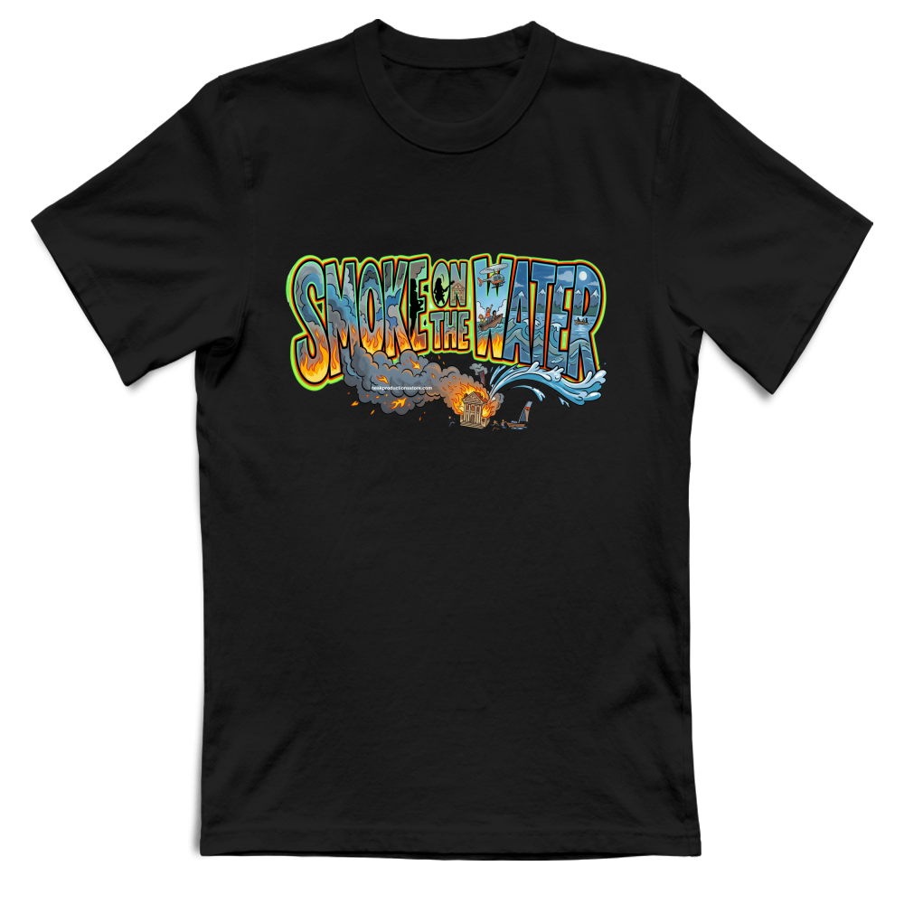 T-Shirt Unisex linea smoke on the water A