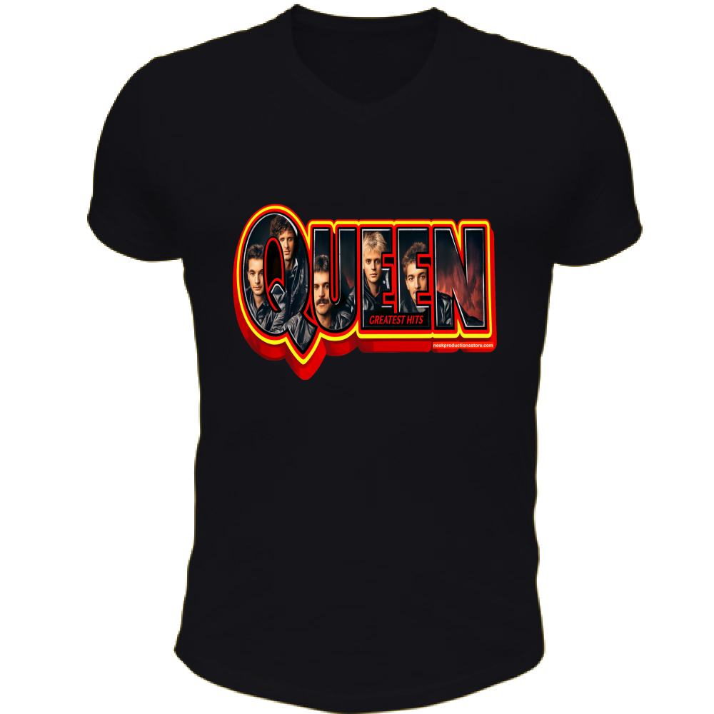 T-Shirt Unisex Scollo V Linea Queen  A
