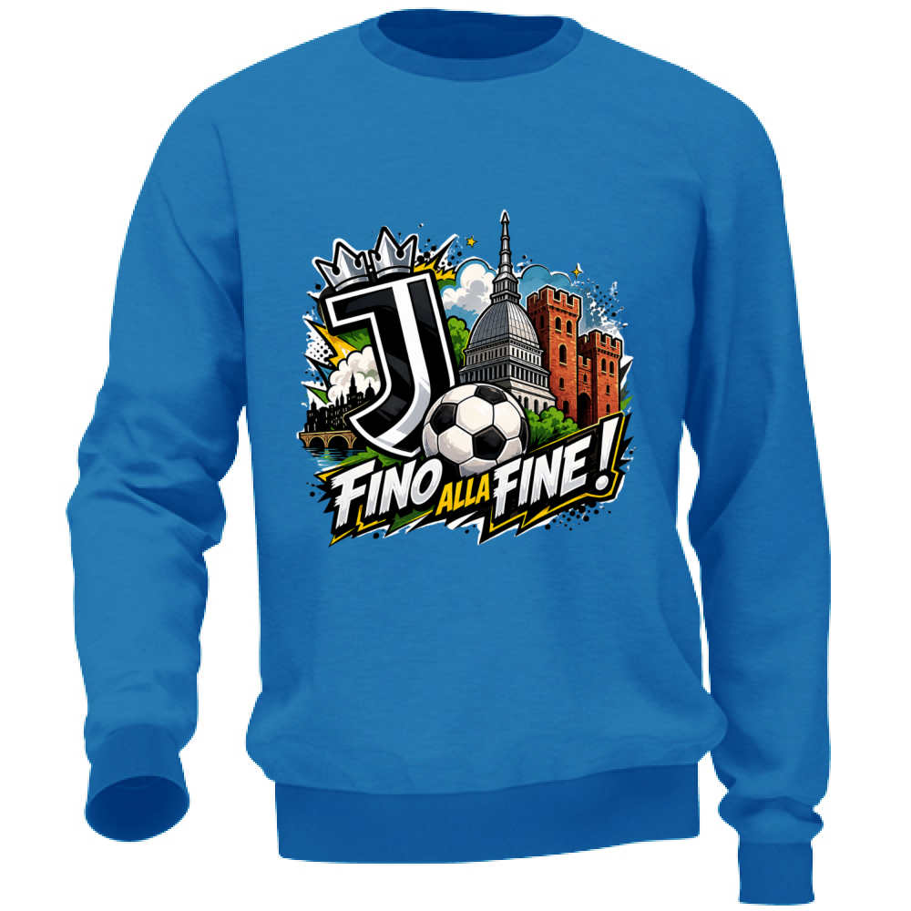 Felpa Unisex linea Juve fino alla fine