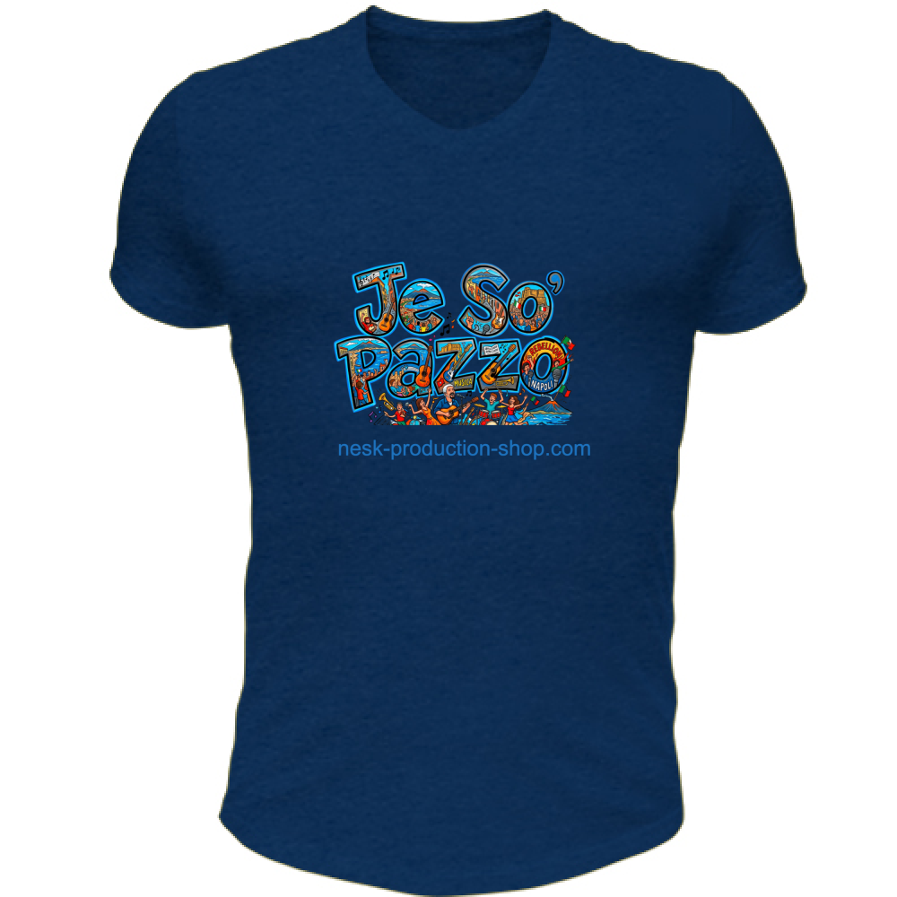T-Shirt Unisex Scollo V linea je so pazzo
