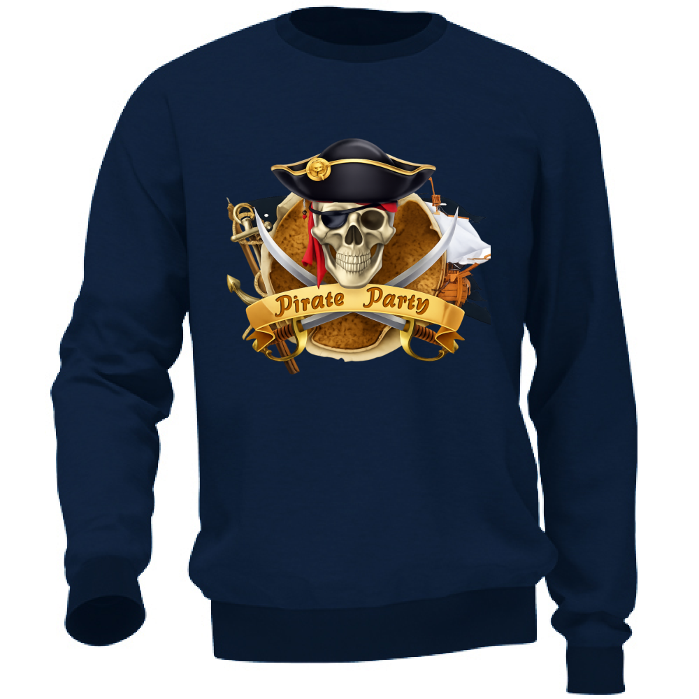Felpa Unisex linea pirata