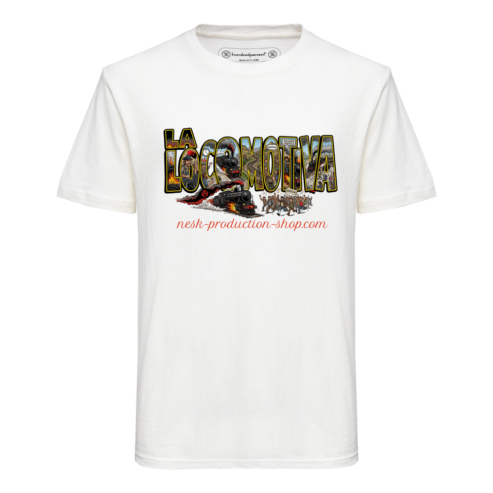 T-Shirt Unisex Canapa linea la locomotiva
