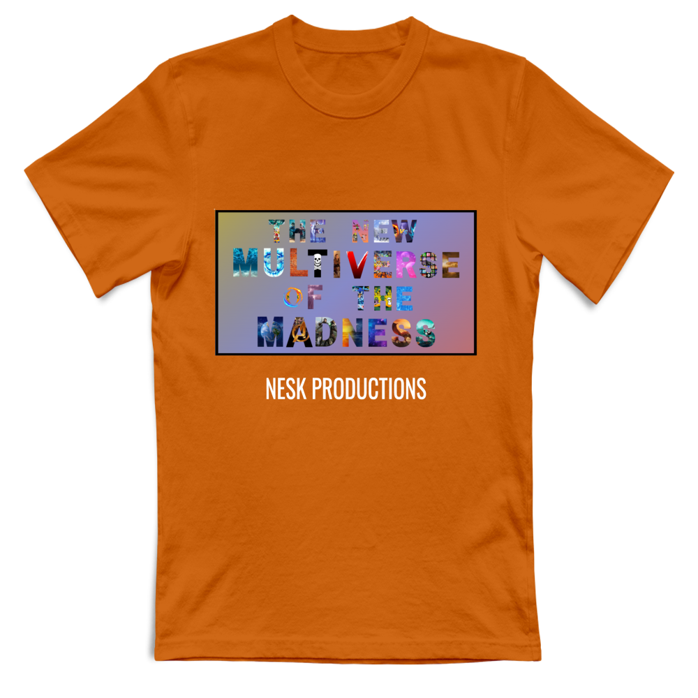 T-Shirt Unisex T-Shirt del Multiverso con Sfondo a Colori