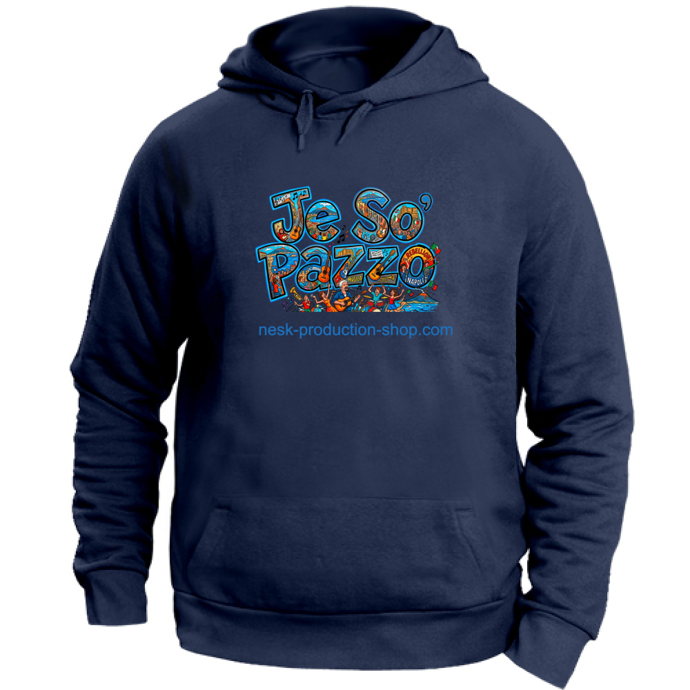 Felpa con Cappuccio Unisex Large linea je so pazzo