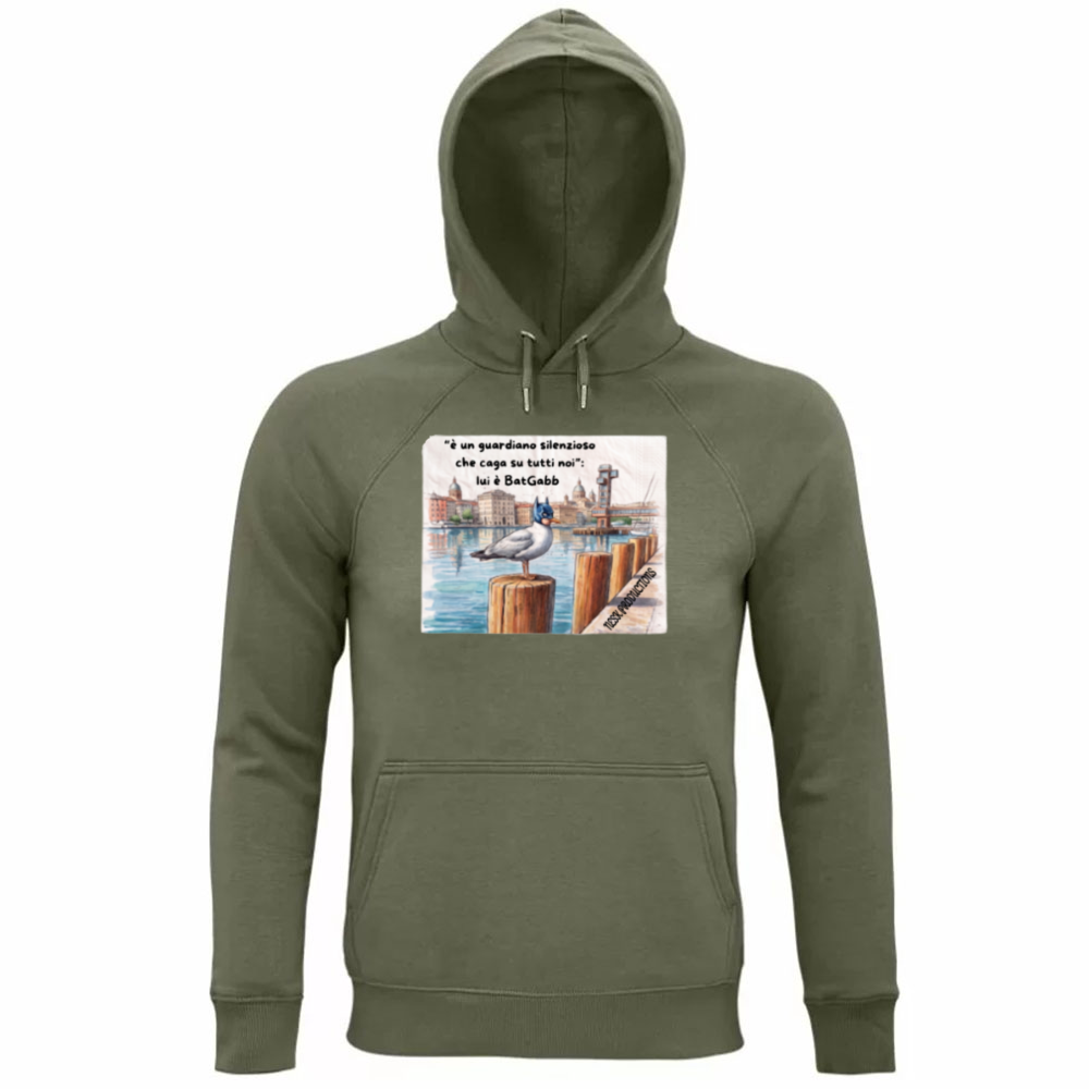 Felpa Organica Unisex Cappuccio T-shirt BatGabb is Back Again
