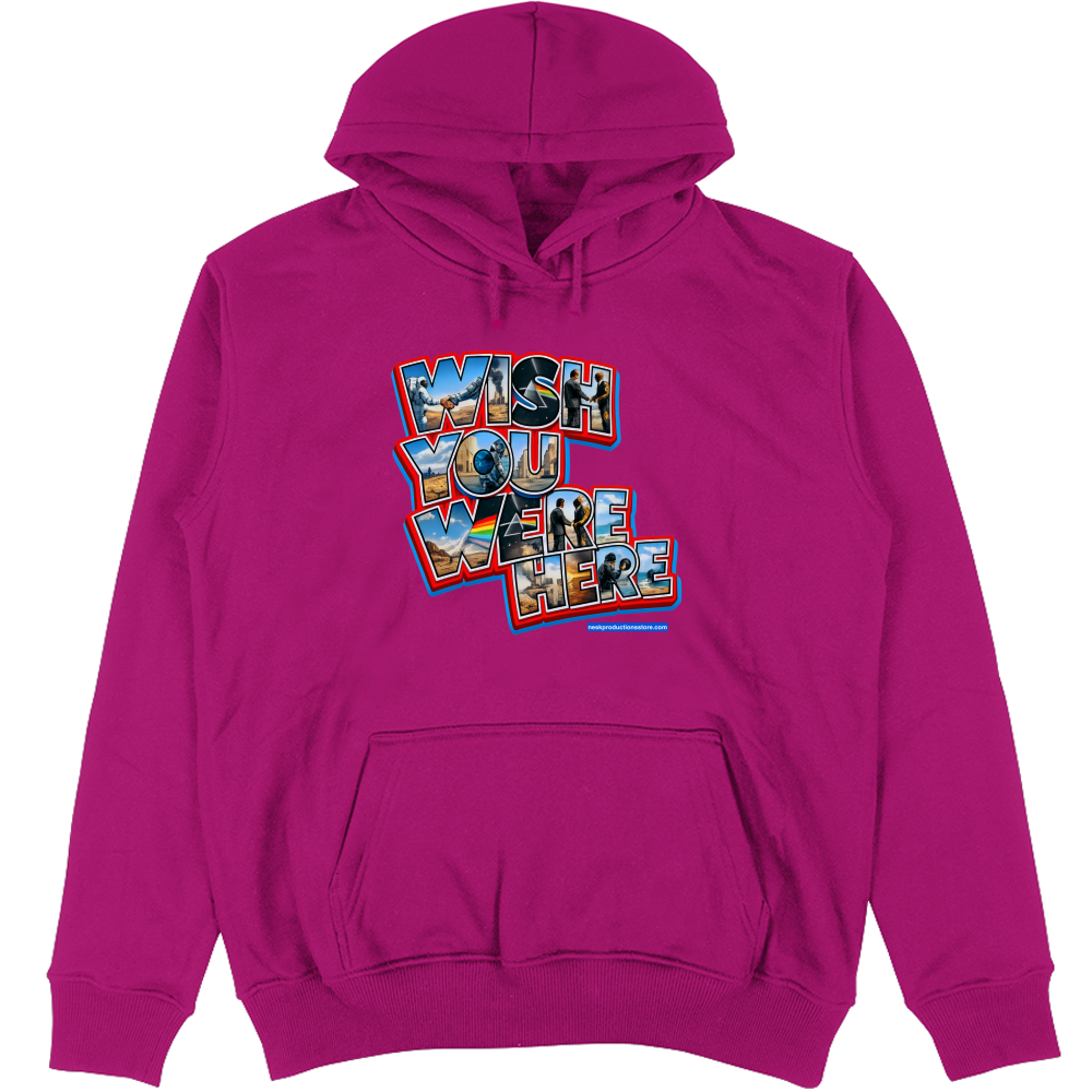 Felpa Unisex con Cappuccio linea wish you were here A
