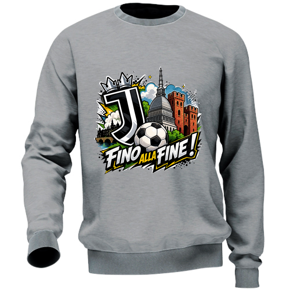 Felpa Unisex linea Juve fino alla fine