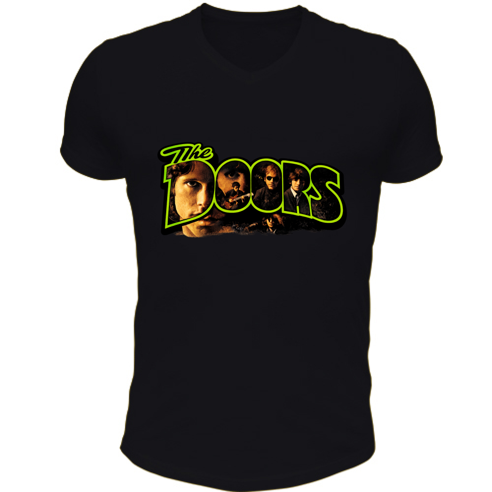 T-Shirt Unisex Scollo V linea doors