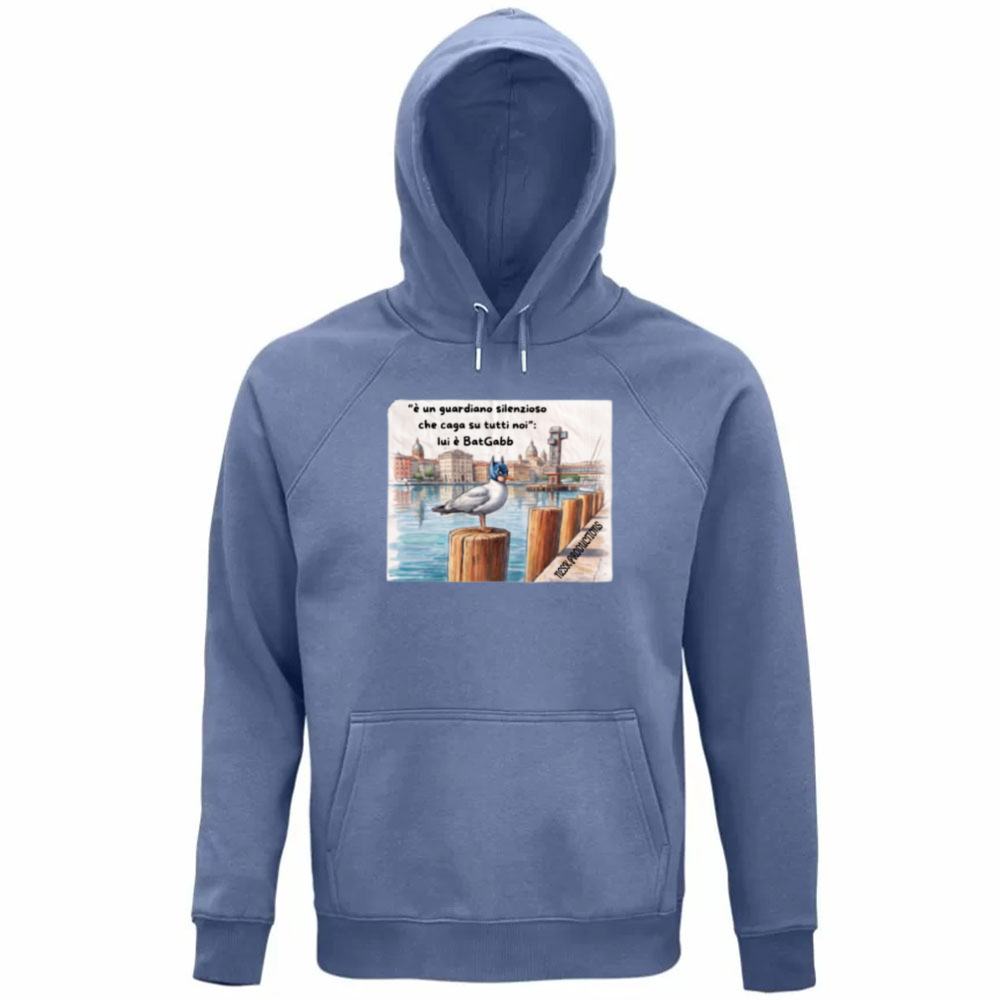 Felpa Organica Unisex Cappuccio T-shirt BatGabb is Back Again